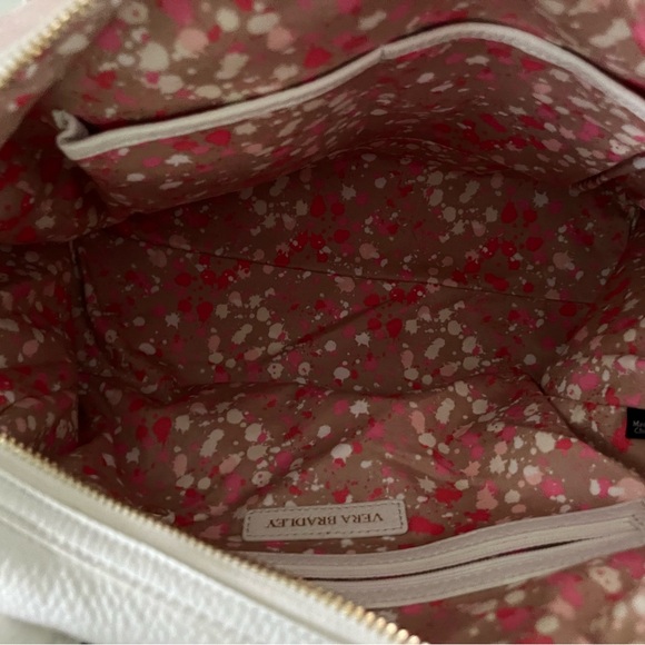 Vera Bradley leather Fringed Marlo Sachel - Picture 4 of 5